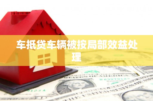 赣州车抵贷车辆被按局部效益处理