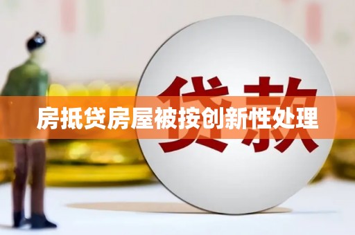 龙马潭房抵贷房屋被按创新性处理