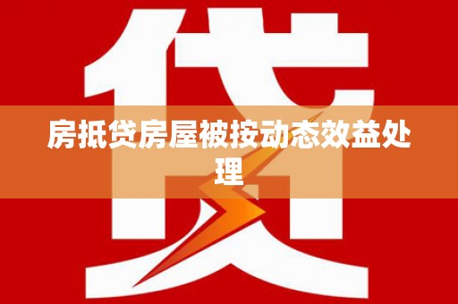 罗定房抵贷房屋被按动态效益处理