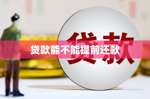 安多贷款能不能提前还款