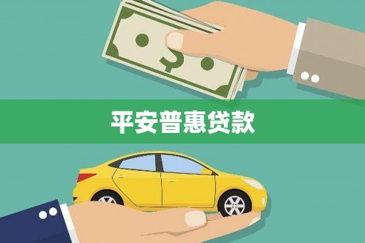 南州平安普惠贷款
