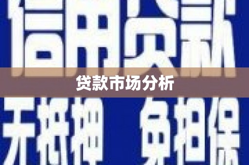 东乡贷款市场分析