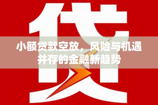 马尾小额贷款空放，风险与机遇并存的金融新趋势