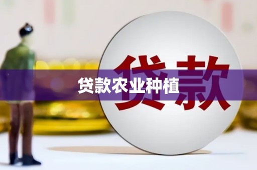 西岗贷款农业种植