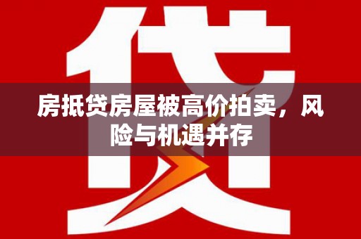 颍东房抵贷房屋被高价拍卖，风险与机遇并存
