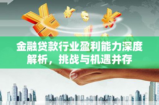 西屯金融贷款行业盈利能力深度解析，挑战与机遇并存