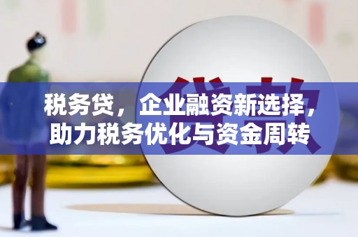 让胡路税务贷，企业融资新选择，助力税务优化与资金周转