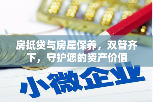 南川房抵贷与房屋保养，双管齐下，守护您的资产价值