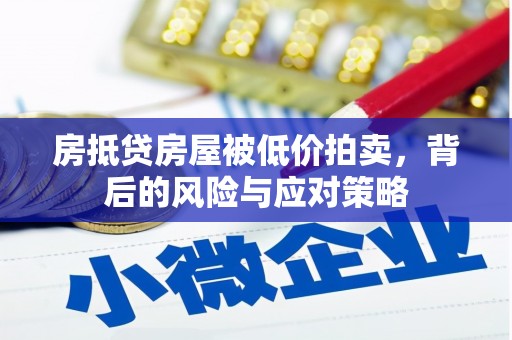 龙岗房抵贷房屋被低价拍卖，背后的风险与应对策略