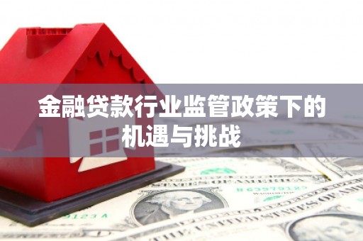 柳林金融贷款行业监管政策下的机遇与挑战