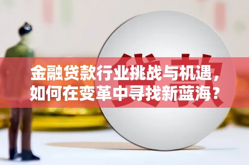 津南金融贷款行业挑战与机遇，如何在变革中寻找新蓝海？