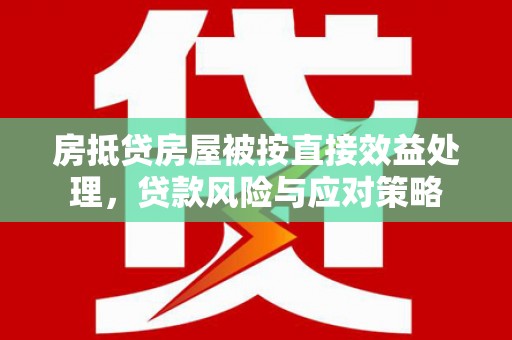 凉城房抵贷房屋被按直接效益处理，贷款风险与应对策略
