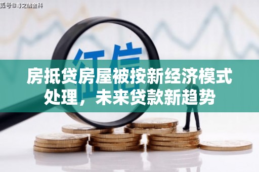 岳西房抵贷房屋被按新经济模式处理，未来贷款新趋势