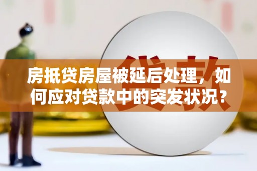 禹城房抵贷房屋被延后处理，如何应对贷款中的突发状况？