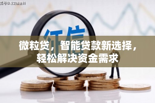 广州微粒贷，智能贷款新选择，轻松解决资金需求