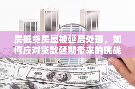 埔盐房抵贷房屋被延后处理，如何应对贷款延期带来的挑战？
