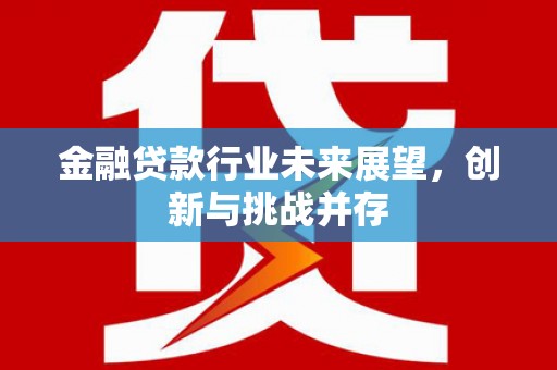 临桂金融贷款行业未来展望，创新与挑战并存