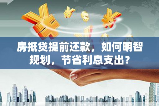 海北房抵贷提前还款，如何明智规划，节省利息支出？