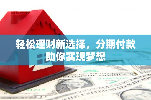 鹤城轻松理财新选择，分期付款助你实现梦想