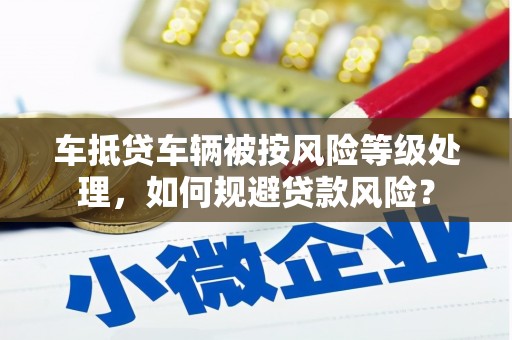 乐清车抵贷车辆被按风险等级处理，如何规避贷款风险？
