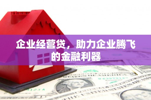 丹东企业经营贷，助力企业腾飞的金融利器