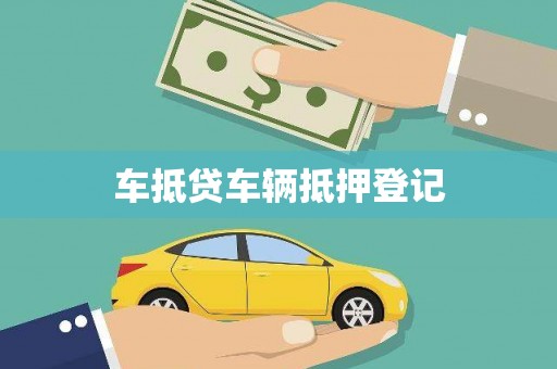 泸州车抵贷车辆抵押登记