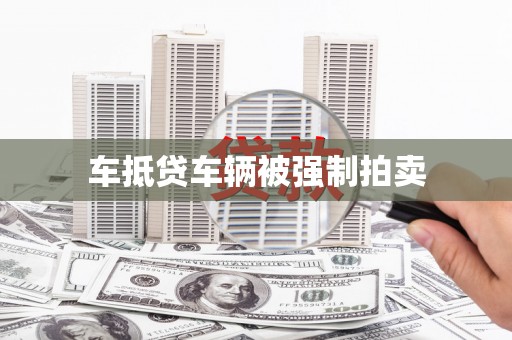 莿桐车抵贷车辆被强制拍卖