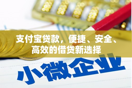 乐陵支付宝贷款，便捷、安全、高效的借贷新选择
