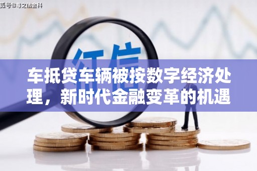 红安车抵贷车辆被按数字经济处理，新时代金融变革的机遇与挑战