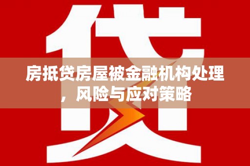 红安房抵贷房屋被金融机构处理，风险与应对策略