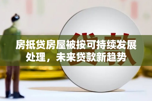 阜南房抵贷房屋被按可持续发展处理，未来贷款新趋势