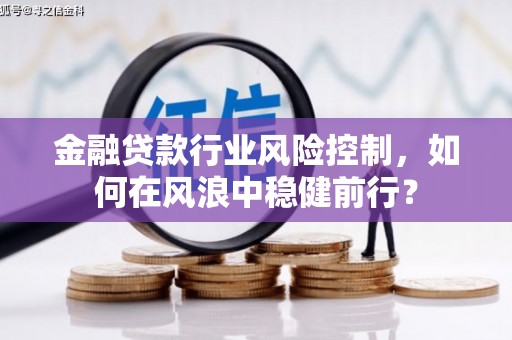 海拉尔金融贷款行业风险控制，如何在风浪中稳健前行？