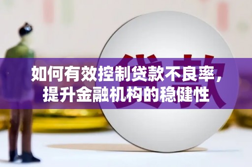 东西湖如何有效控制贷款不良率，提升金融机构的稳健性