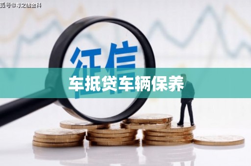 松潘车抵贷车辆保养