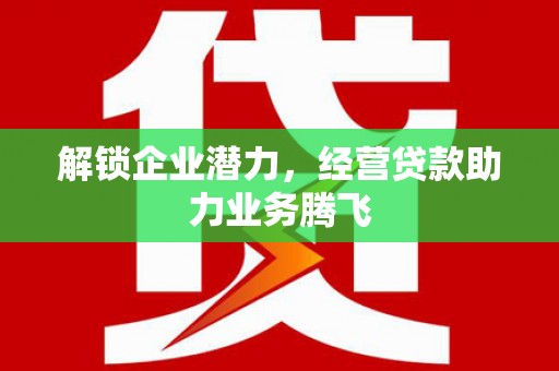 凤凰解锁企业潜力，经营贷款助力业务腾飞