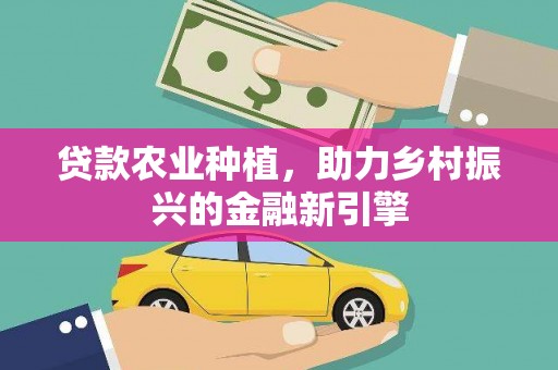 桐柏贷款农业种植，助力乡村振兴的金融新引擎