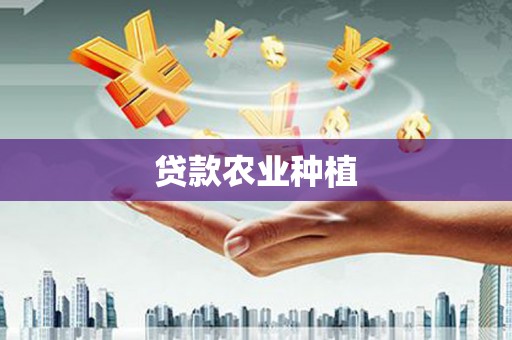 金水贷款农业种植