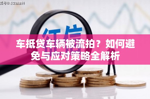 分宜车抵贷车辆被流拍？如何避免与应对策略全解析
