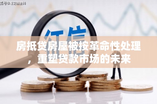 分宜房抵贷房屋被按革命性处理，重塑贷款市场的未来