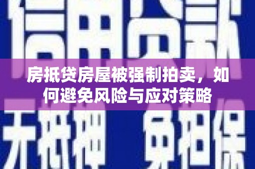 北林房抵贷房屋被强制拍卖，如何避免风险与应对策略