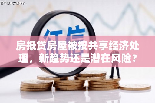 郾城房抵贷房屋被按共享经济处理，新趋势还是潜在风险？