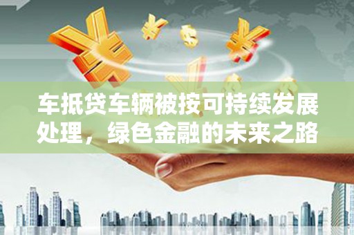 永寿车抵贷车辆被按可持续发展处理，绿色金融的未来之路