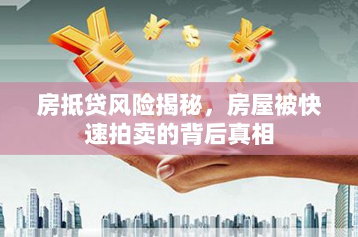 芳苑房抵贷风险揭秘，房屋被快速拍卖的背后真相