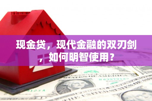 元氏现金贷，现代金融的双刃剑，如何明智使用？