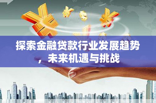 东阳探索金融贷款行业发展趋势，未来机遇与挑战