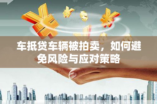 桐柏车抵贷车辆被拍卖，如何避免风险与应对策略