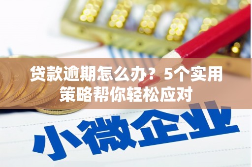 石柱贷款逾期怎么办？5个实用策略帮你轻松应对