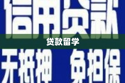武安贷款留学
