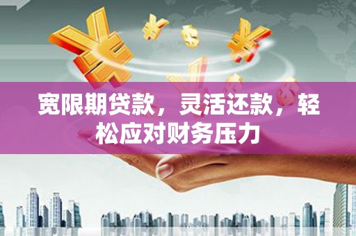 镜湖宽限期贷款，灵活还款，轻松应对财务压力