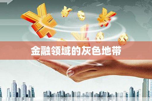 墨江金融领域的灰色地带